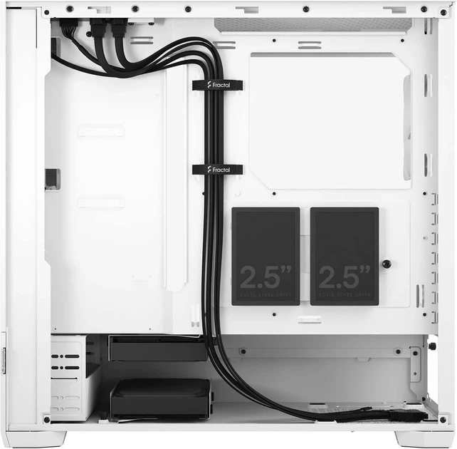 Корпус Fractal Design Pop Air / без БЖ / ATX, mATX, Mini-ITX / Midi-Tower / 3x120mm ARGB / Glass / USB 2.0 / White (101646125) - Уценка - изображение 9