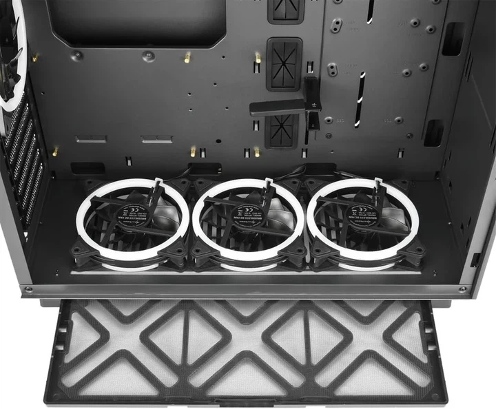 Корпус для ПК Sharkoon Pure Steel / ARGB / Черный (102022902) - Уценка - изображение 4