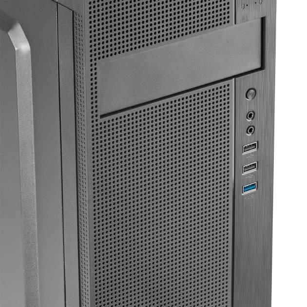 Корпус для ПК Tacens 2FERROX / без БП / ATX / Mid-Tower / USB 3.0 / 120mm Ultra-Quiet Fan / Metal Mesh / Black - Уценка - изображение 5