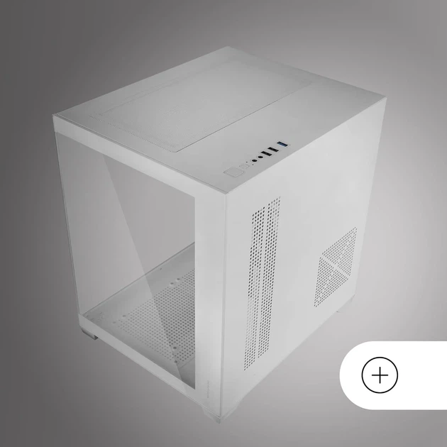 Корпус для ПК Mars Gaming MC-VIEW2 / Micro-ATX / Без БП / 1x120mm FRGB / USB 3.0 / Белый (101640670) - Уценка - Фото 6 Корпус для ПК Mars Gaming MC-VIEW2 / Micro-ATX / Без БП / 1x120mm FRGB / USB 3.0 / Белый (101640670) - Уценка - изображение 6