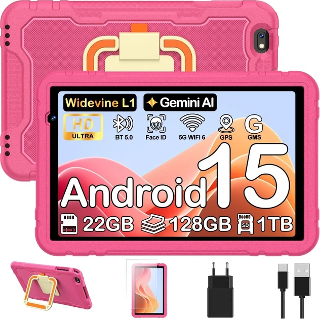 Дитячий планшет 10.1" JUEDUR R500 10.1" 6+16/128Gb 8 ядер Android 15 8000 mAh Чорний (102048313) - Уцінка - Фото 1 Дитячий планшет 10.1" JUEDUR R500 10.1" 6+16/128Gb 8 ядер Android 15 8000 mAh Чорний (102048313) - Уцінка - зображення 1