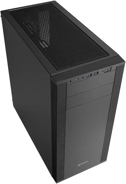 Корпус Sharkoon M25-V / Midi-Tower / 2x120mm / USB 3.0 / без БП / Черный (101901370) - Уценка - изображение 2