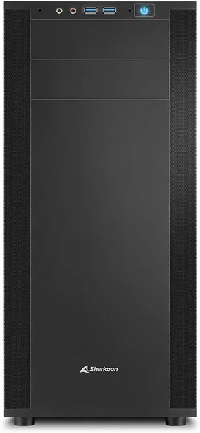 Корпус Sharkoon M25-V / Midi-Tower / 2x120mm / USB 3.0 / без БП / Черный (101901370) - Уценка - изображение 3
