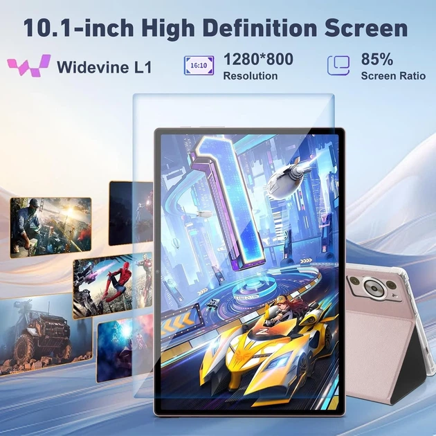 Планшет 10.1" DEERTIME E9 8+22/128Gb Android 15 8000 mAh Черный (102021360) - Уценка - изображение 5