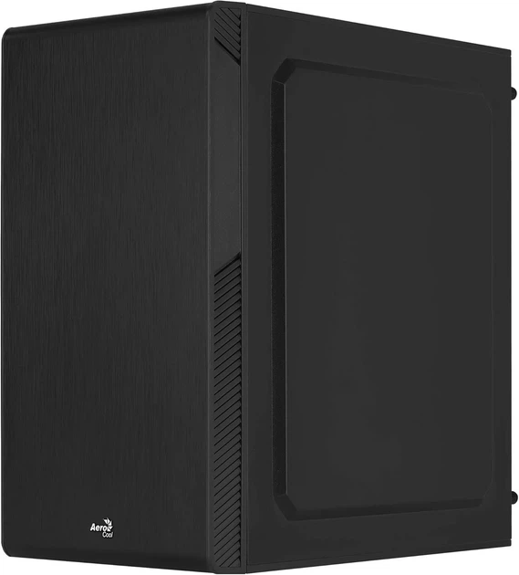 Корпус для ПК AeroCool CS106 Micro ATX матовый алюминий Черный (101901782) - Уценка - изображение 2