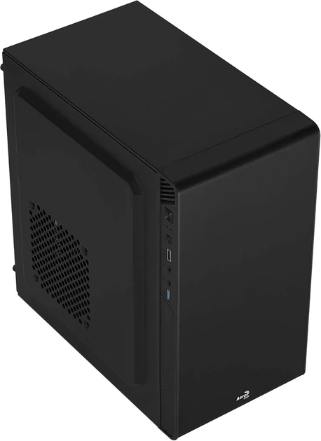Корпус для ПК AeroCool CS106 Micro ATX матовый алюминий Черный (101901782) - Уценка - изображение 4