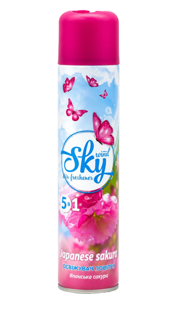 Освежитель воздуха Sky wind "Японская сакура" 300 мл - Фото 2 Освежитель воздуха Sky wind "Японская сакура" 300 мл - изображение 2