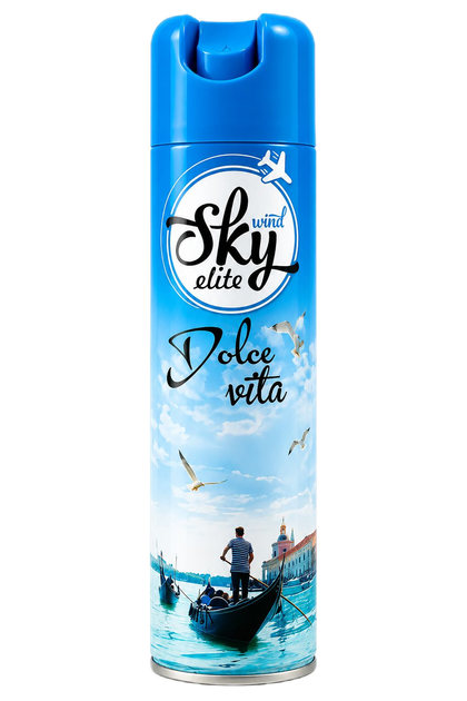 Освежитель воздуха Sky Wind Elite Dolce Vita Сухое распыление 300 мл - Фото 2 Освежитель воздуха Sky Wind Elite Dolce Vita Сухое распыление 300 мл - изображение 2