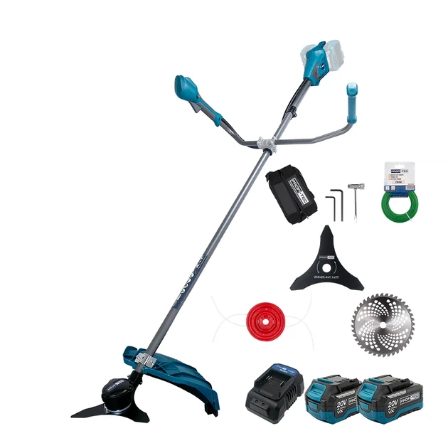 Акумуляторна коса PROFI-TEC PGT4540 POWERLine (2×PT2040VX (4.0 Аг), зарядний пристрій) - Фото 1 Акумуляторна коса PROFI-TEC PGT4540 POWERLine (2×PT2040VX (4.0 Аг), зарядний пристрій) - изображение 1