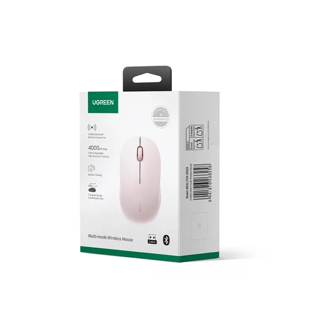 Миша бездротова UGREEN M331 Pink UGR-65625 - изображение 2