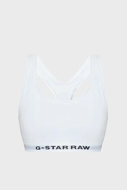Жіночий білий топ Bralette G-Star L D23776,D516 - Фото 5 Жіночий білий топ Bralette G-Star L D23776,D516 - изображение 5