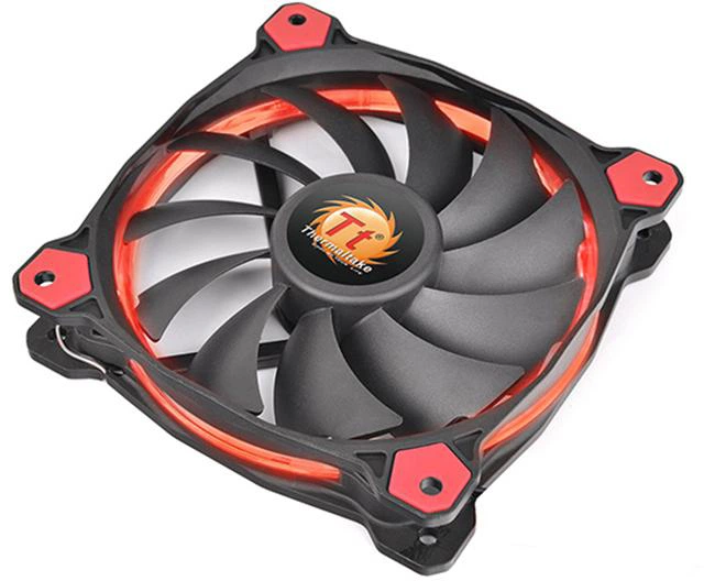 Chłodzenie Thermaltake Riing Silent 12 Czerwona (CL-P022-AL12RE-A) - obraz 3