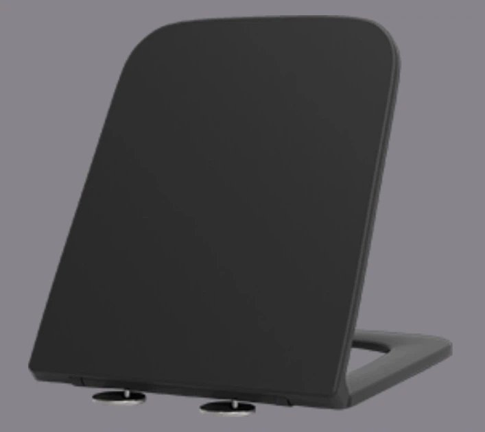 Унітаз підвісний RIMLESS чорний матовий Mixxus Premium Quadro MP6455 (00150258) - изображение 2