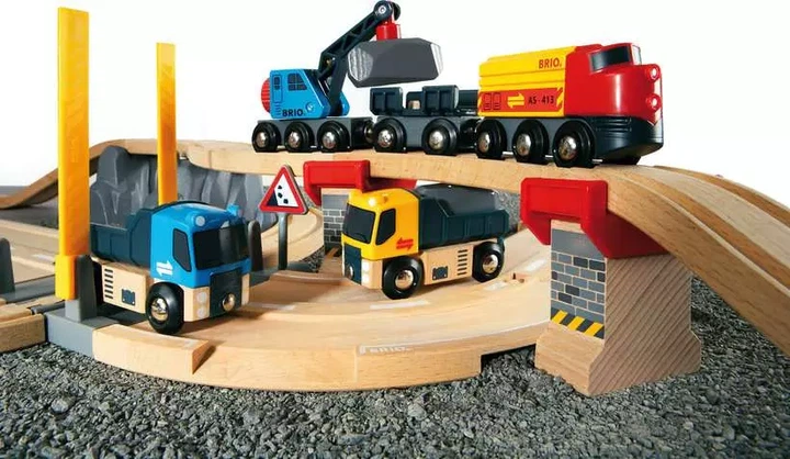 Kolejka Brio Roads & Tracks Stone Loading Set (7312350332100) - obraz 4
