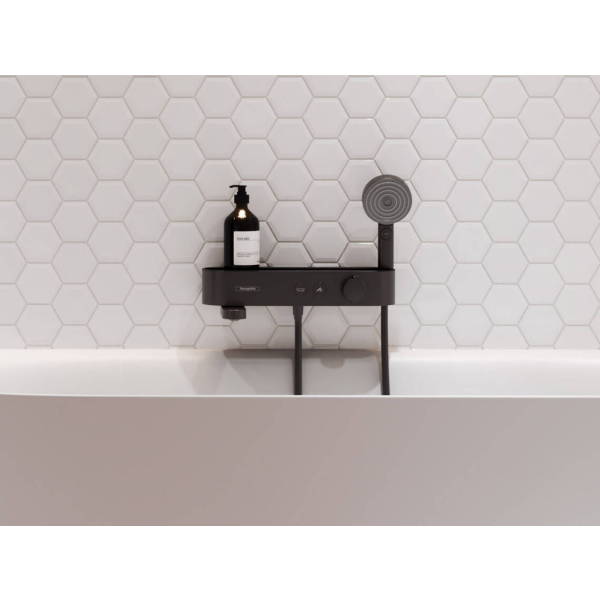 Змішувач для ванни HANSGROHE PULSIFY, чорний/матовий, настінний - зображення 3