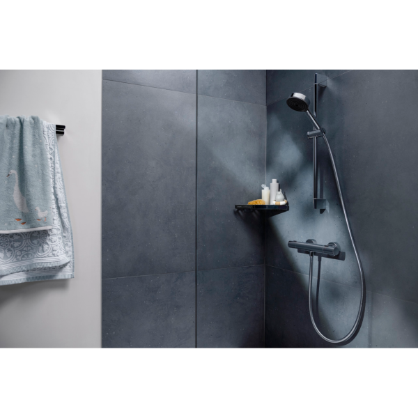 Змішувач для душу HANSGROHE ECOSTAT, хром, настінний - изображение 4