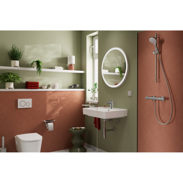 Змішувач для душу HANSGROHE ECOSTAT, хром, настінний - изображение 4