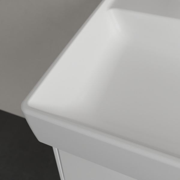 Умивальник VILLEROY & BOCH COLLARO, білий/глянсовий, на тумбу - зображення 5
