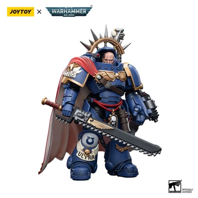 Фігурка warhammer40k JoyToy Ultramarines Captain in Gravis Armour 1/18 - зображення 3