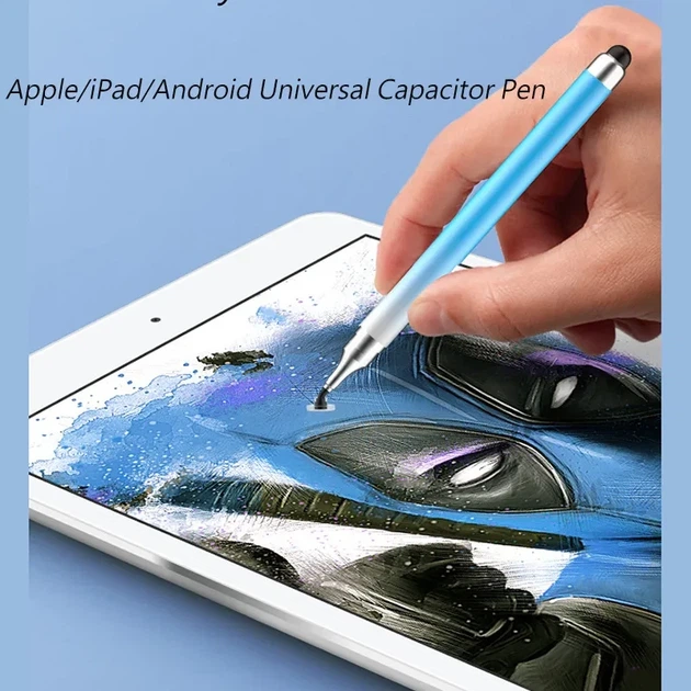 Универсальный Емкостный Стилус 2 в 1 Touch Pen Жёлтый для телефона планшета сенсорного экрана - изображение 7