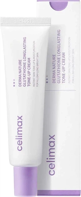 Тонувальний крем для обличчя CELIMAX Glutathione Longlasting Tone-Up Cream 35 мл (8809626564000) - Фото 1 Тонувальний крем для обличчя CELIMAX Glutathione Longlasting Tone-Up Cream 35 мл (8809626564000) - зображення 1