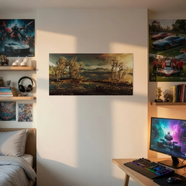 Постер Ведьмак 3: Дикая охота, Witcher 3, интерьерный декор для геймера, A2 30×60 см (id5030) - изображение 2