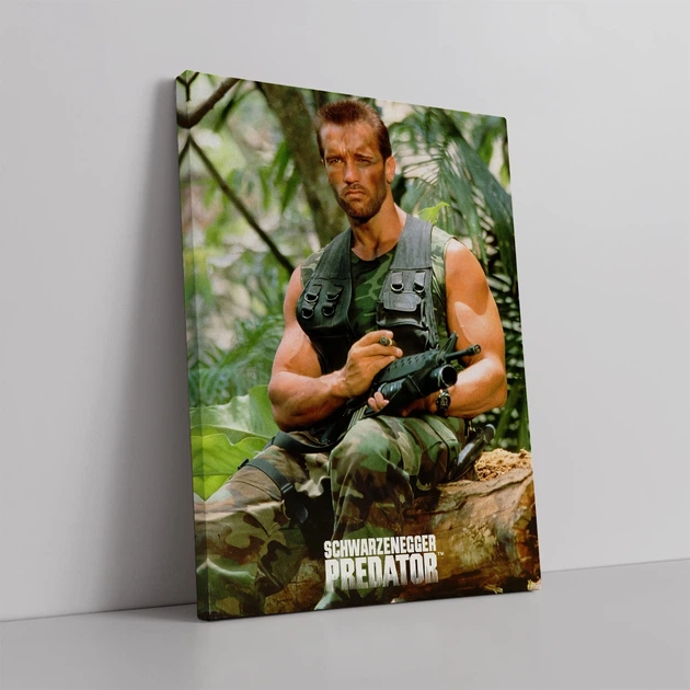 Интерьерная картина Хищник, Арнольд Шварценеггер, Predator (1987), культовое кино, 42×29 см (id5889) - изображение 2