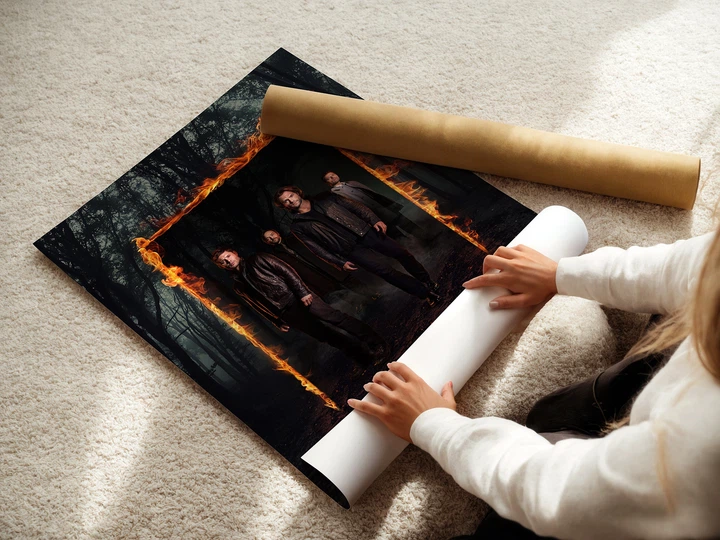 Постер Сверхъестественное, Пылающие Врата, Supernatural, Burning Gate, постер по сериалу, A3 42×28 см (id5617) - изображение 3