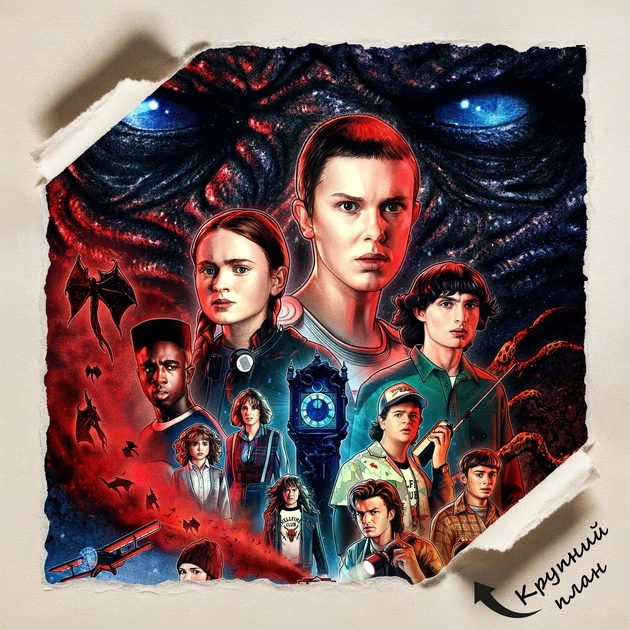Постер Очень Странные Дела, Stranger Things 4, постер по сериалу, A3 42×28 см (id5709) - Фото 4 Постер Очень Странные Дела, Stranger Things 4, постер по сериалу, A3 42×28 см (id5709) - изображение 4