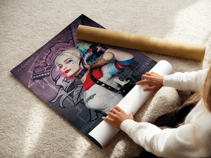 Постер Харли Квинн, Отряд Самоубийц, Harley Quinn, Suicide Squad, Марго Робби, A3 42×30 см (id0192) - изображение 3