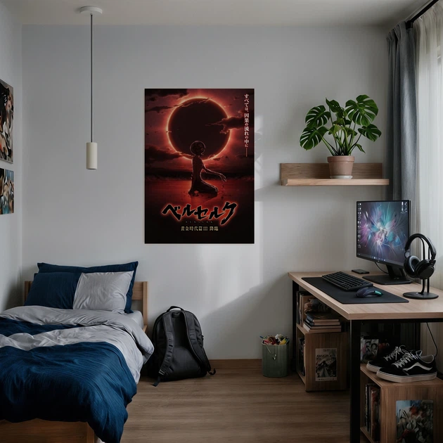 Інтер'єрна картина Берсерк, Berserk, аніме постер, 42×30 см (id5218) - зображення 3