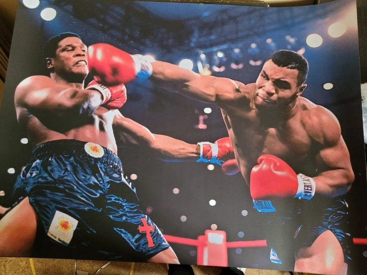 Постер Майк Тайсон и Тревор Бербик, Mike Tyson, бокс, A0 75×106 см (id5517) - изображение 4