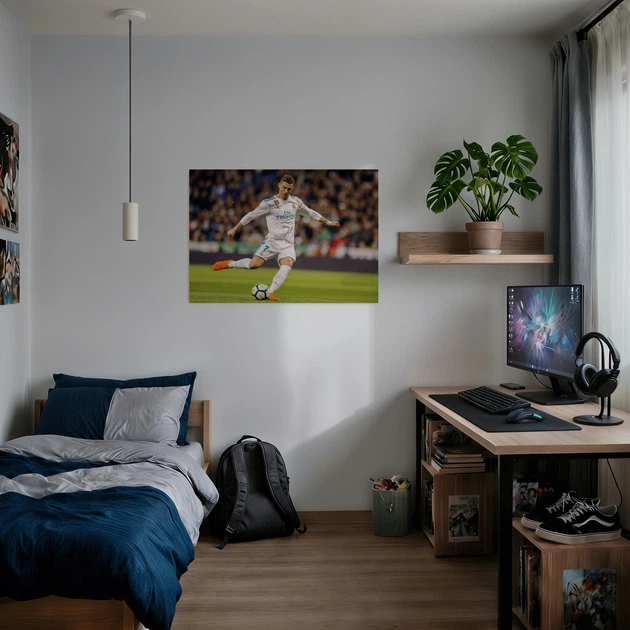 Інтер'єрна картина Футболіст Кріштіану Роналду, Cristiano Ronaldo, 43×60 см (id1928) - зображення 3