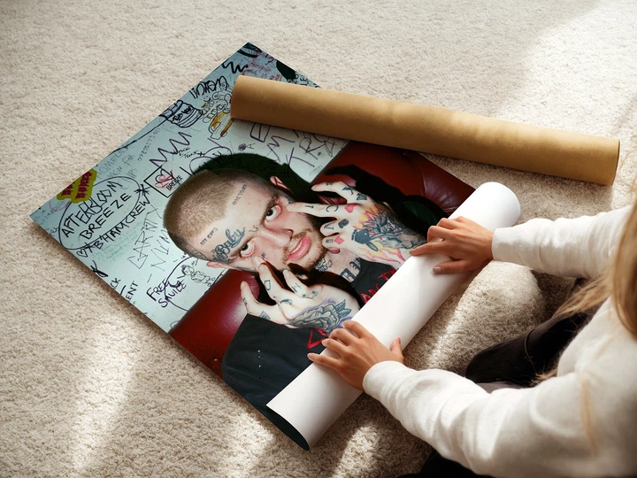 Постер Лил Пип, Густав Ар, LiL PEEP, рэпер, A3 42×28 см (id2452) - изображение 3