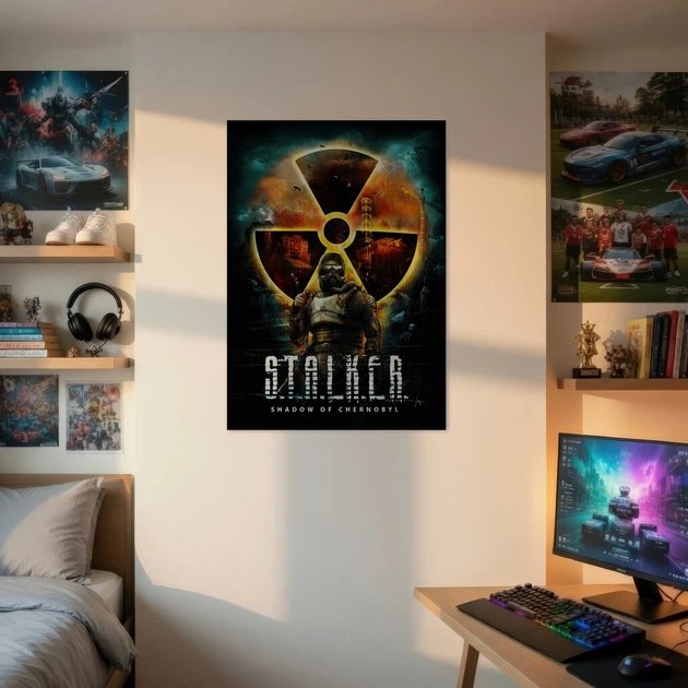 Постер Сталкер, Тень Чернобыля, Stalker (2007), плакат для геймера, A3 42×30 см (id0269) - изображение 2
