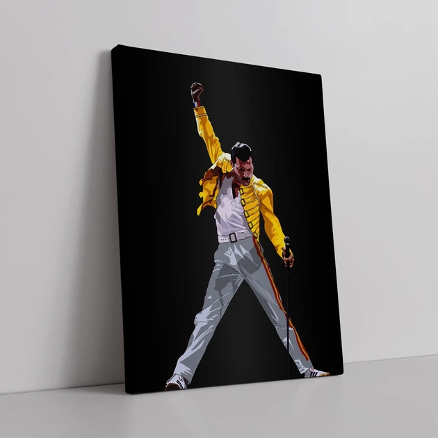 Інтер'єрна картина Фредді Мерк'юрі, Freddy Mercury, Queen, 42×30 см (id2358) - зображення 2