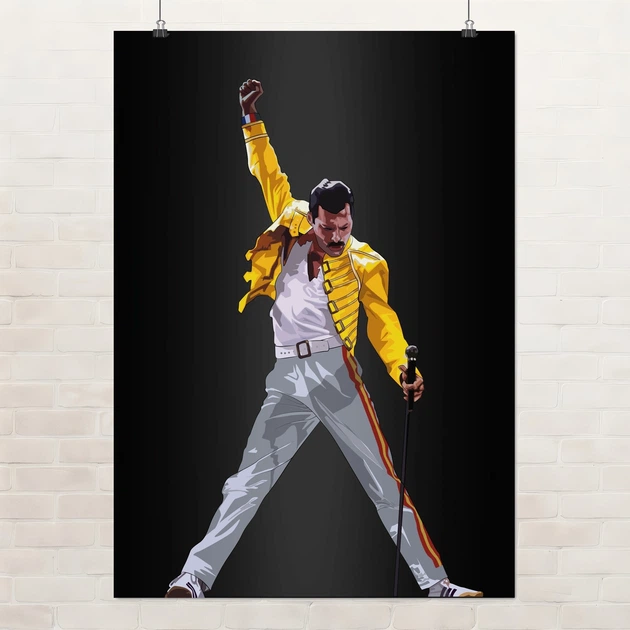 Постер Фредди Меркьюри, Квин, Freddy Mercury, Queen, A3 42×30 см (id2358) - Фото 1 Постер Фредди Меркьюри, Квин, Freddy Mercury, Queen, A3 42×30 см (id2358) - изображение 1