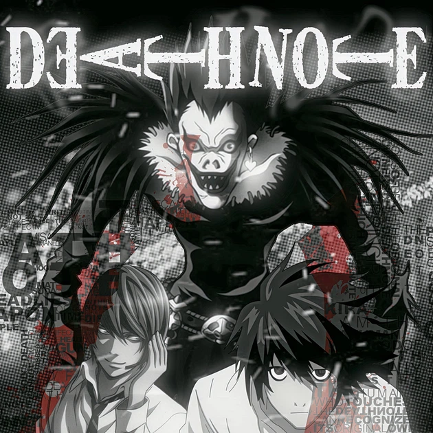 Интерьерная картина Тетрадь Смерти, Кира, Лайт Ягами, Рюк, Death Note, аниме постер, 42×30 см (id3583) - изображение 4