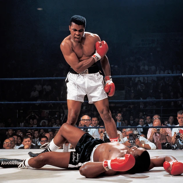 Интерьерная картина Мохаммед Али и Сонни Листон, Muhammad Ali, бокс, культовое фото, 30×42 см (id1917) - изображение 5
