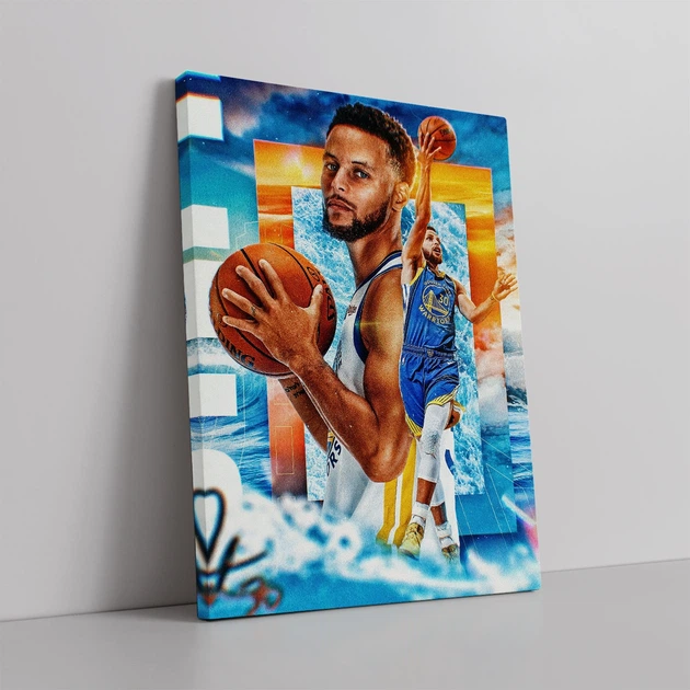 Интерьерная картина Баскетболист Стефен Карри, Stephen Curry, NBA, спорт, баскетбол НБА, 42×30 см (id6195) - изображение 2