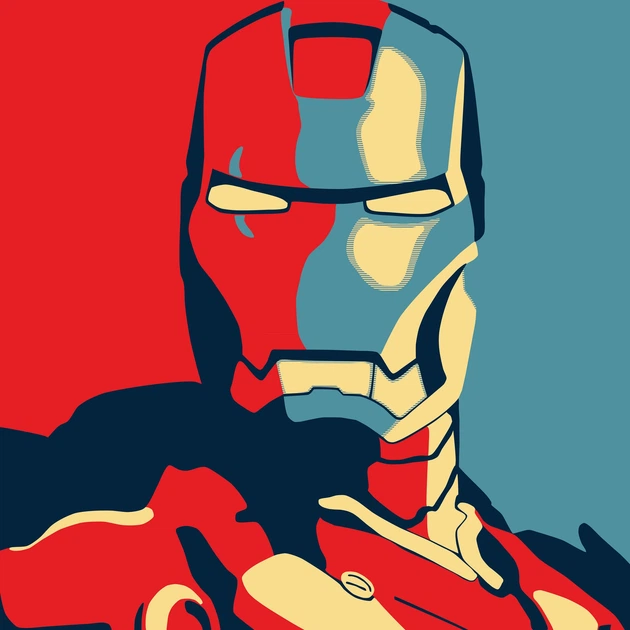 Интерьерная картина Железный Человек, Iron Man, супергеройский постер, Мстители, 60×43 см (id0048) - изображение 4