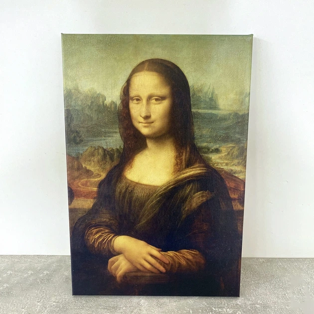 Интерьерная картина Мона Лиза, Джоконда, Леонардо да Винчи, Leonardo da Vinci, Mona Lisa, христианская живопись, 42×28 см (id6666) - Фото 4 Интерьерная картина Мона Лиза, Джоконда, Леонардо да Винчи, Leonardo da Vinci, Mona Lisa, христианская живопись, 42×28 см (id6666) - изображение 4