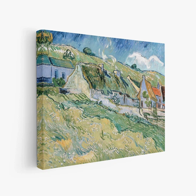 Интерьерная картина Хижины, Винсент ван Гог, Vincent van Gogh, Thatched Cottages, интерьерный декор, 30×40 см (id6662) - Фото 2 Интерьерная картина Хижины, Винсент ван Гог, Vincent van Gogh, Thatched Cottages, интерьерный декор, 30×40 см (id6662) - изображение 2