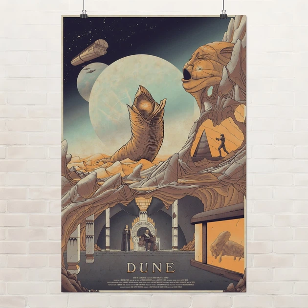Постер Дюна, Dune (1984), David Lynch, Дэвид Линч, культовое кино, A3 42×28 см (id2856) - Фото 1 Постер Дюна, Dune (1984), David Lynch, Дэвид Линч, культовое кино, A3 42×28 см (id2856) - изображение 1