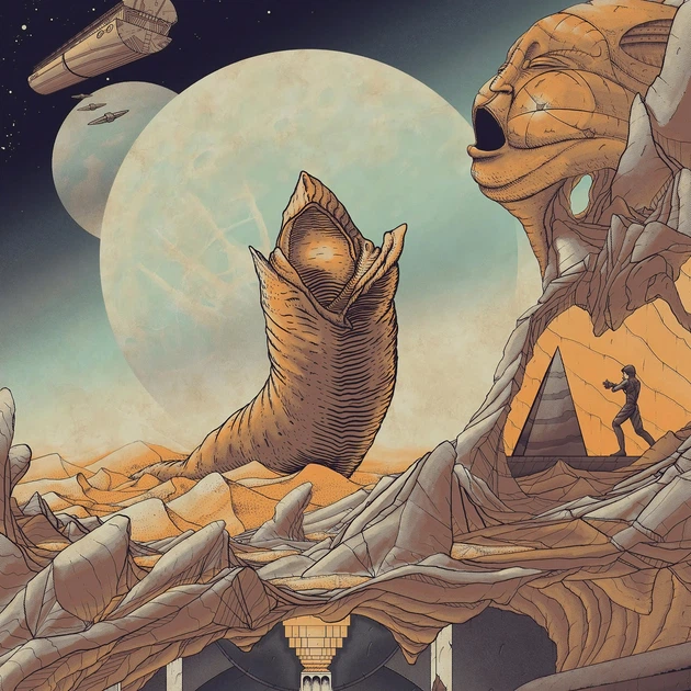 Интерьерная картина Дюна, Dune (1984), David Lynch, Дэвид Линч, культовое кино, 42×28 см (id2856) - изображение 3