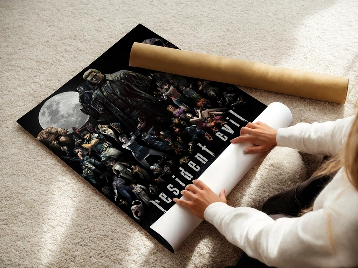 Постер Обитель зла, Resident Evil, персонажи игры, плакат для геймера, A3 42×28 см (id2985) - изображение 3