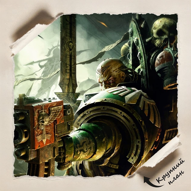 Постер Вархаммер 40000, Warhammer 40000, W40K, дарк фентези, A3 30×42 см (id7300) - изображение 4