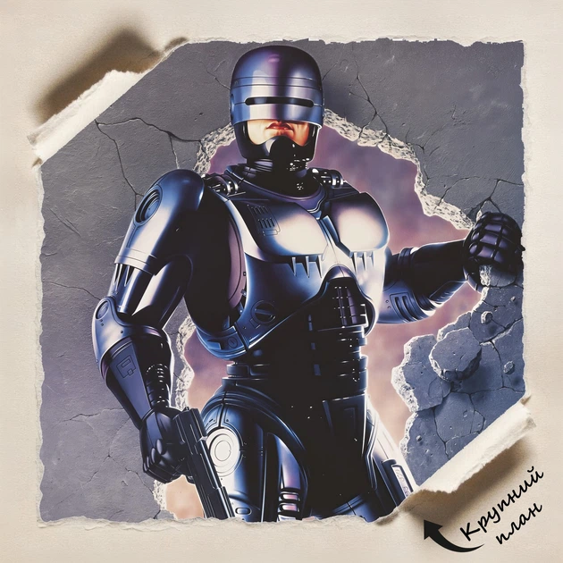 Постер Робокоп 2, Робот-полицейский, RoboCop 2 (1990), боевик, A3 42×30 см (id7270) - изображение 4