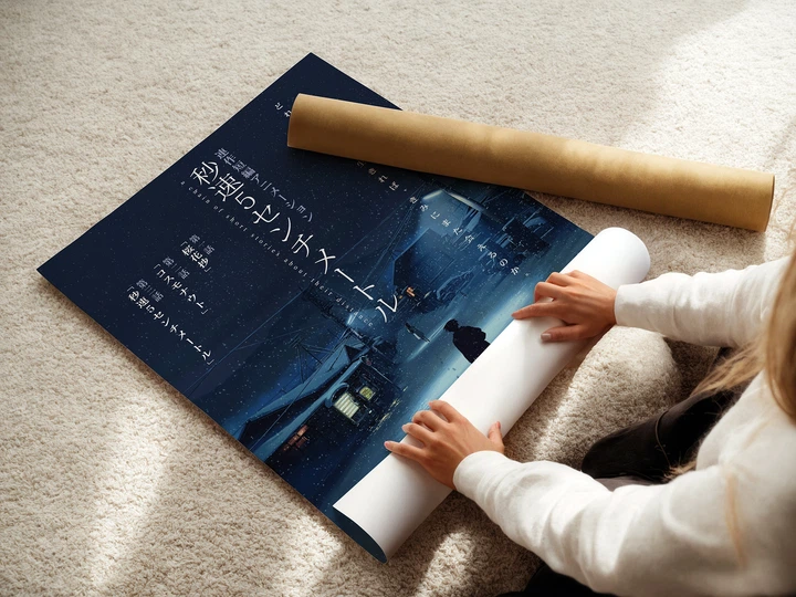 Постер "5 сантиметров в секунду", 5 Centimeters per Second, аниме, A3 42×28 см (id7276) - изображение 3