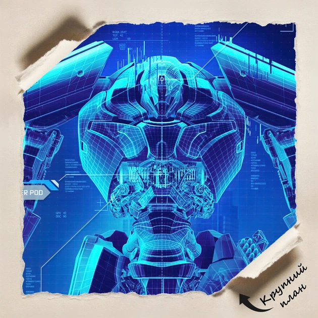 Постер Тихоокеанский Рубеж, Pacific Rim, меха, робот, кайдзю, A3 42×30 см (id1786) - изображение 4